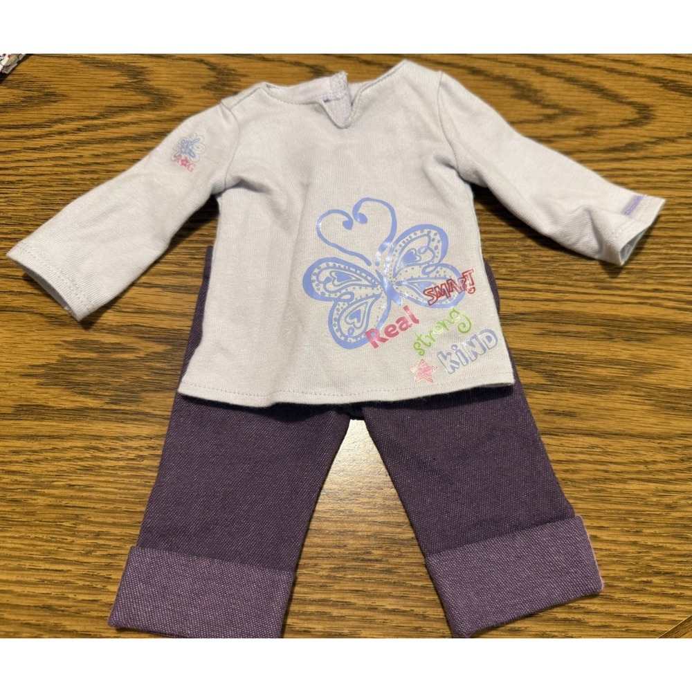 American Girl Real Me Tee and Capris Purple Lavender Outfit